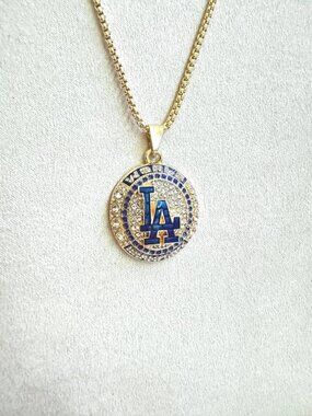 LA Necklace - Los Angeles Necklace - 2024 World Series - Game Day Necklace - Y2K